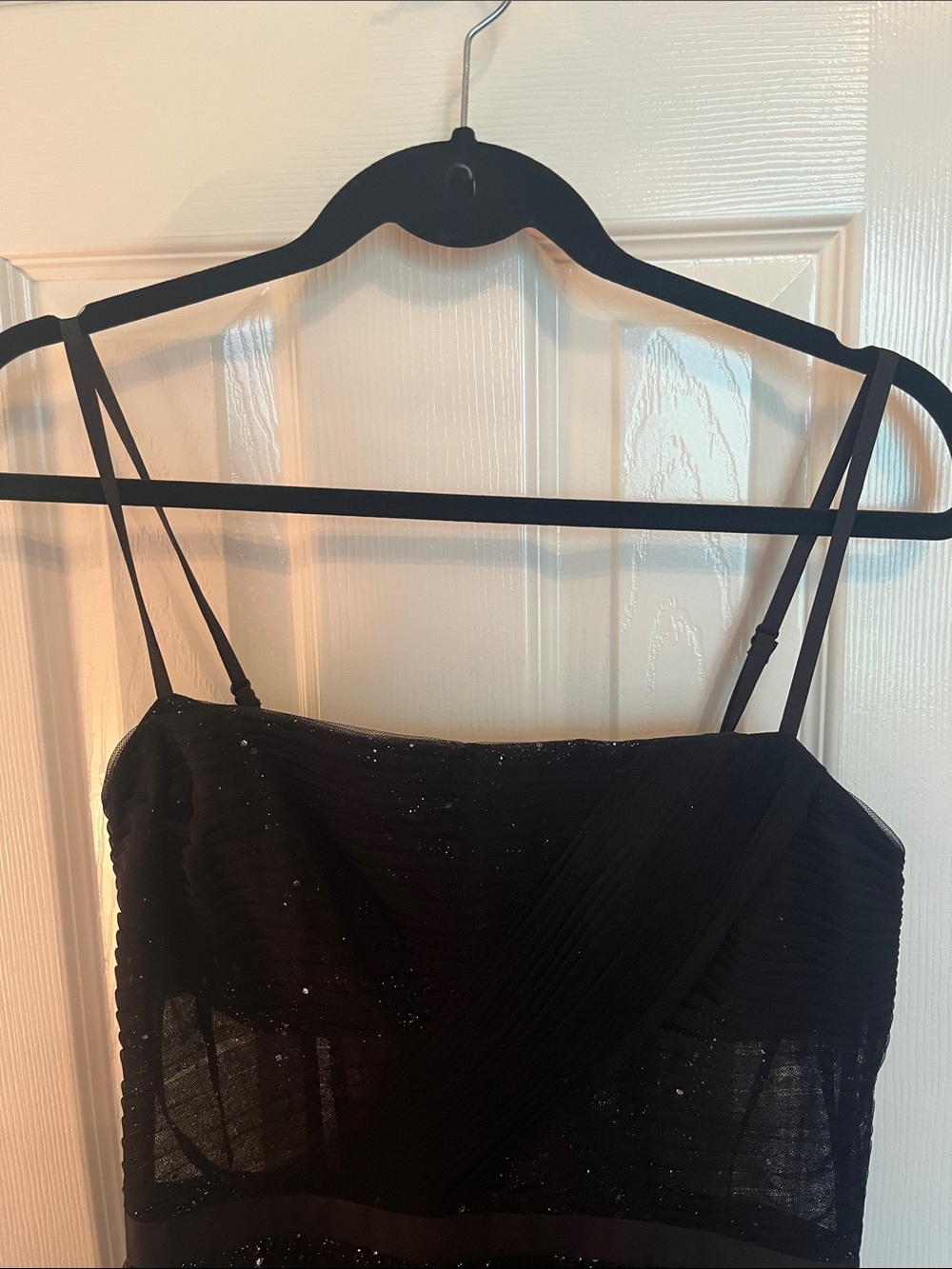 Betsy Adam Sparkle Tulle Gown - Picture 3 of 15